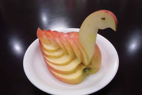 「一個のリンゴが鳥になった」