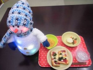 「手作りピザパンでXmas」